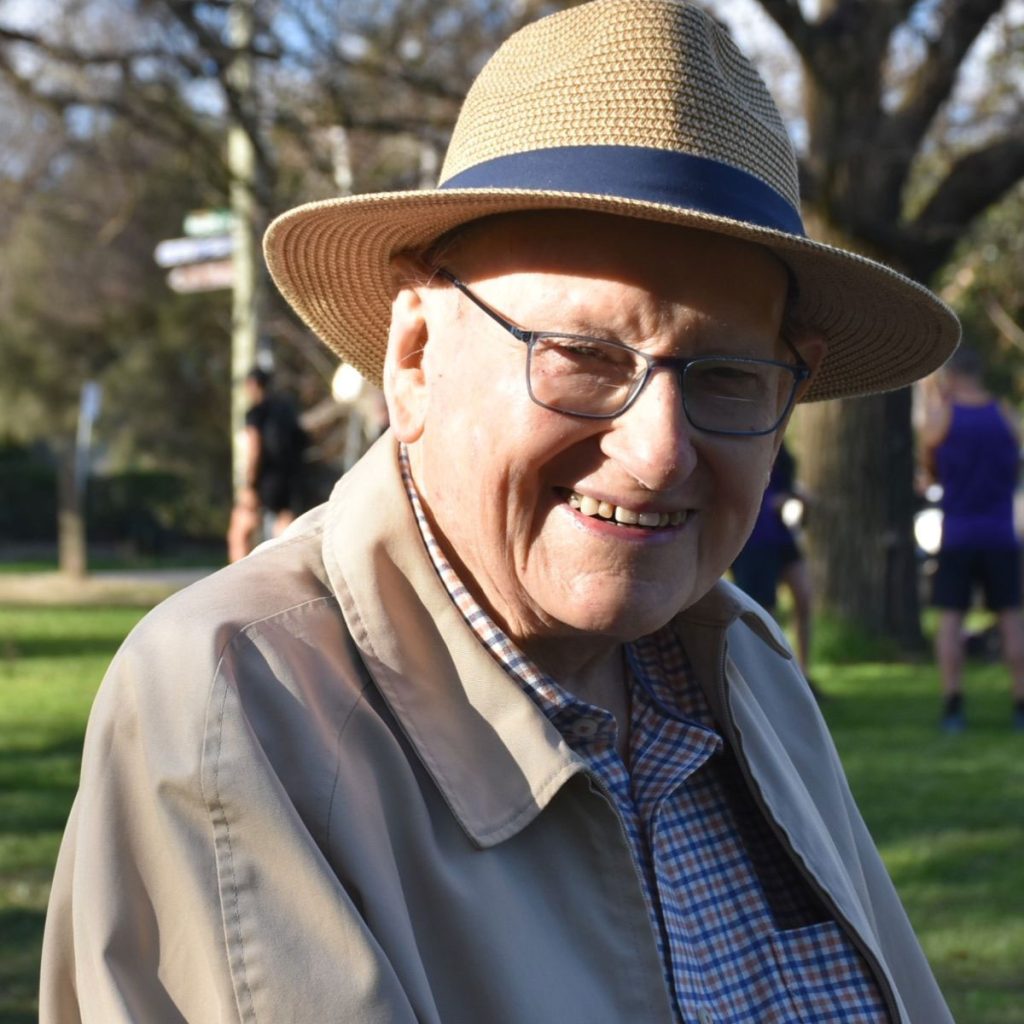 A big welcome to David Purvis (Mark's Farther), an official for more than 20 years, and now 97 years old.